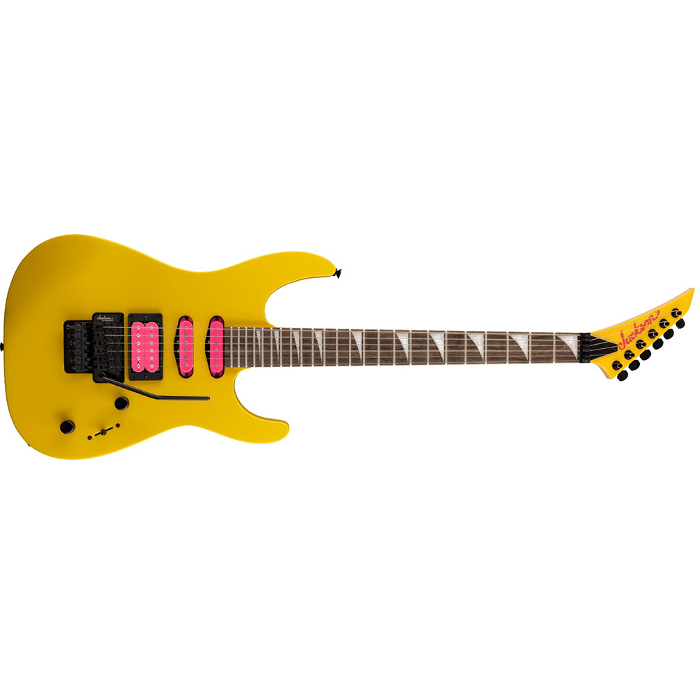 Jackson 2910022504 X Series DINKY DK3XR HSS Chrome Yellow Electric Guitar