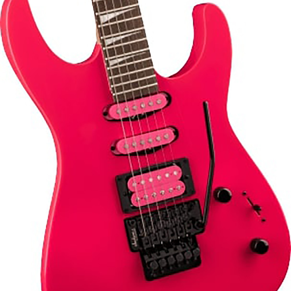 Jackson 2910022519 X Series DINKY DK3XR HSS Neon Pink Electric Guitar