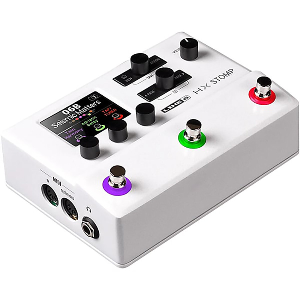 Line 6 9906024045 HX Stomp Limited Edition White Multi-Effects Processor