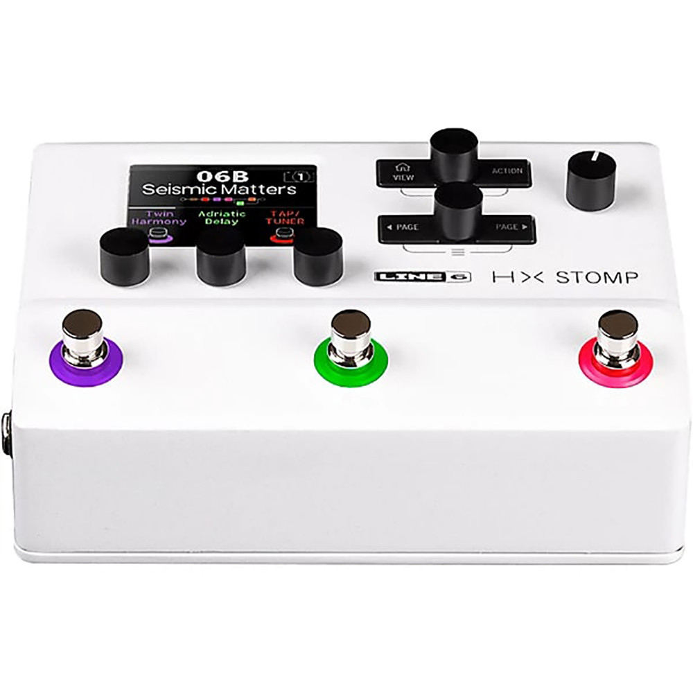 Line 6 9906024045 HX Stomp Limited Edition White Multi-Effects Processor