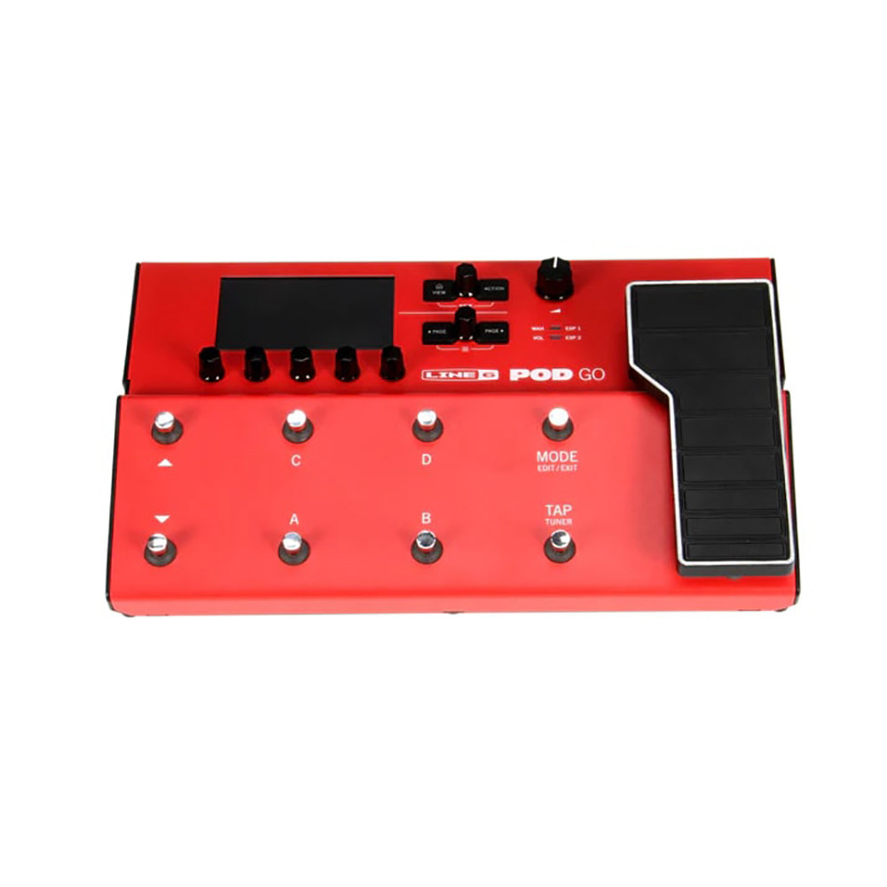 Line 6 99060251002 Pod Go P34-1 LE RED Multi-Effects Guitar Processor