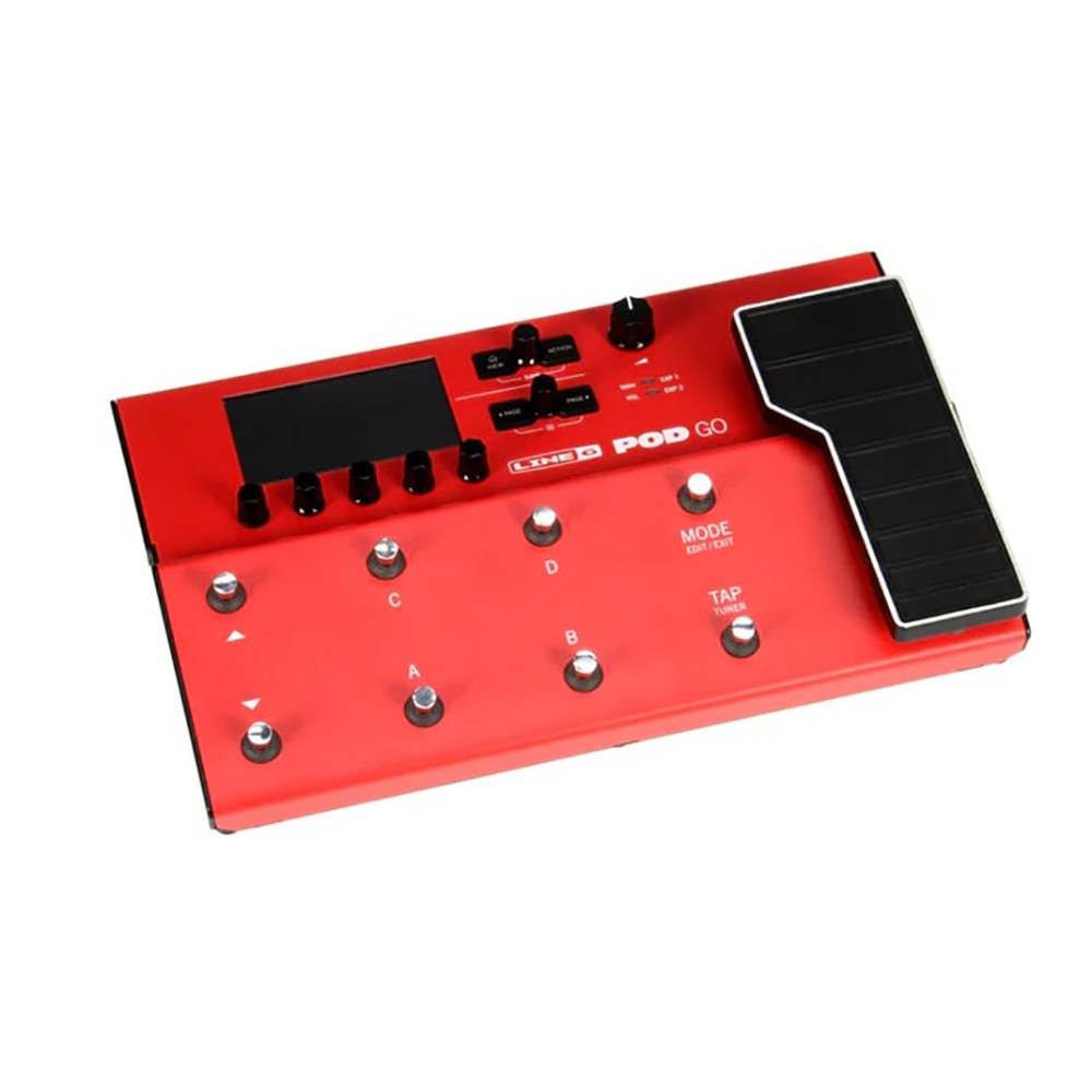 Line 6 99060251002 Pod Go P34-1 LE RED Multi-Effects Guitar Processor