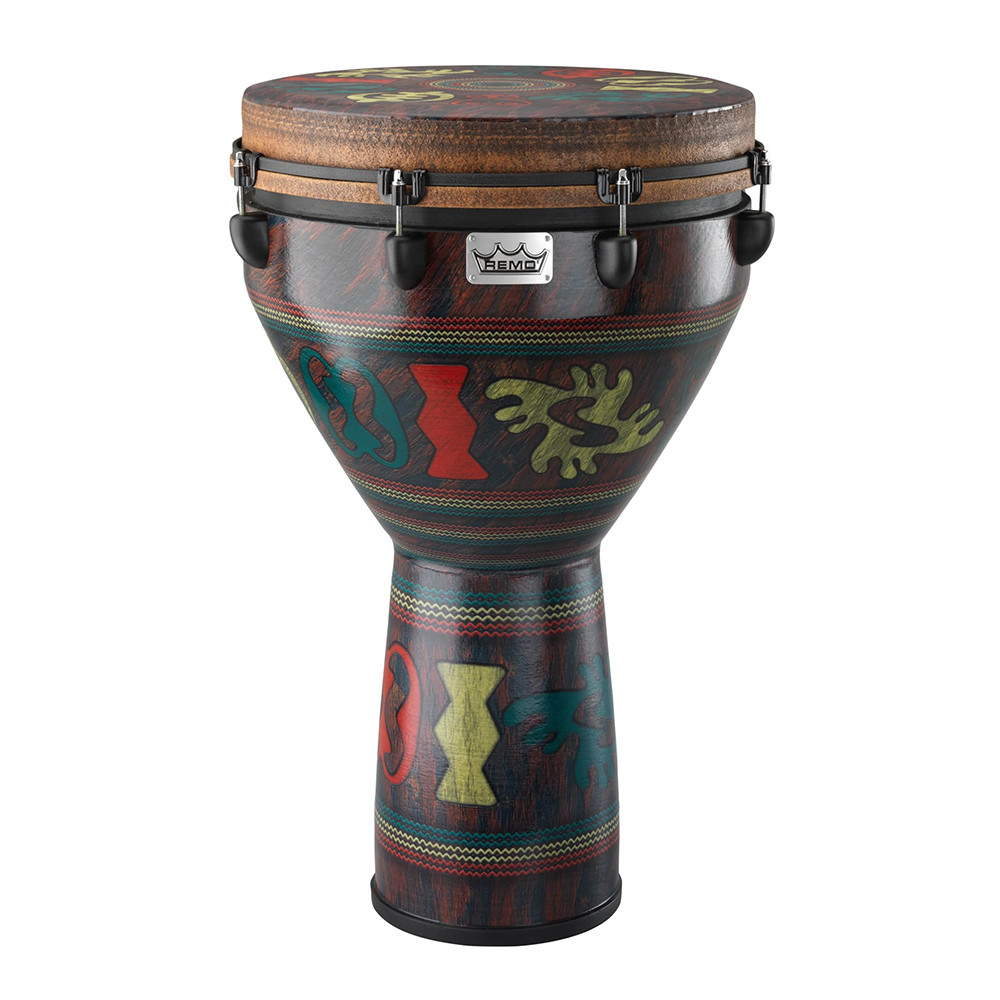 Remo DJ-0016-24 16" Adinkra Mondo Djembe Drum