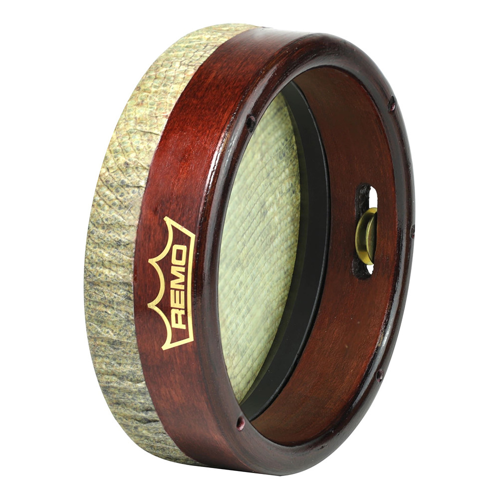 Remo ET-8227-00 7" Antique Veneer Traditional Kanjira Drum