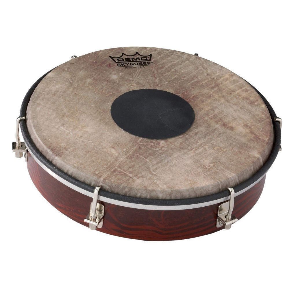 Remo HD-9208-83-SD001 8" Skyndeep Fish Skin Graphic Valencia Tablatone Frame Drum