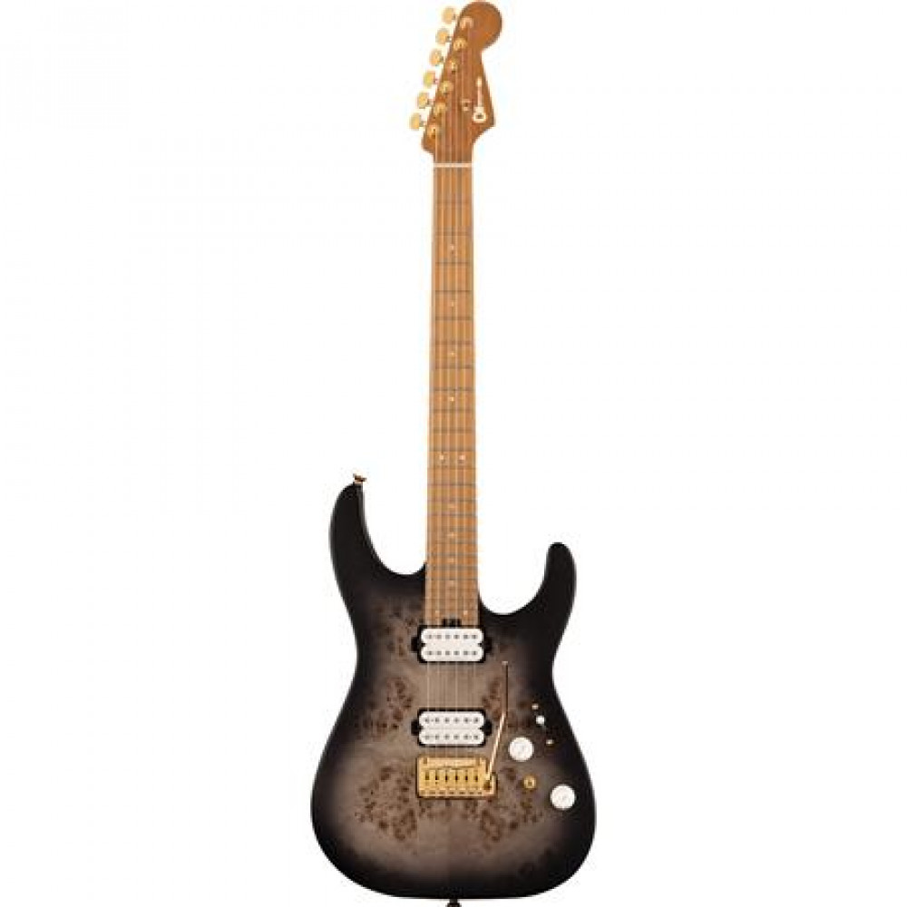 CHARVEL 2969411510 PM DK24P HH 2PT TR BLK BRST Electric Guitar