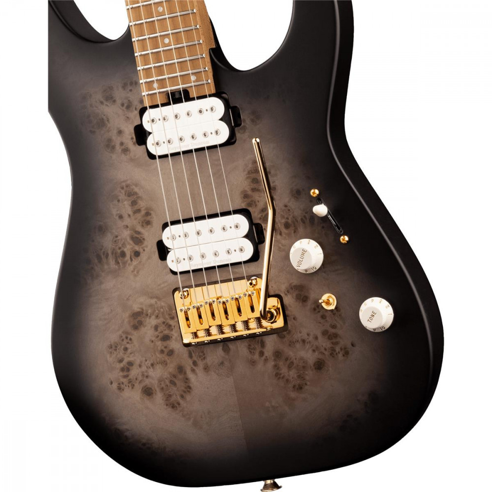 CHARVEL 2969411510 PM DK24P HH 2PT TR BLK BRST Electric Guitar