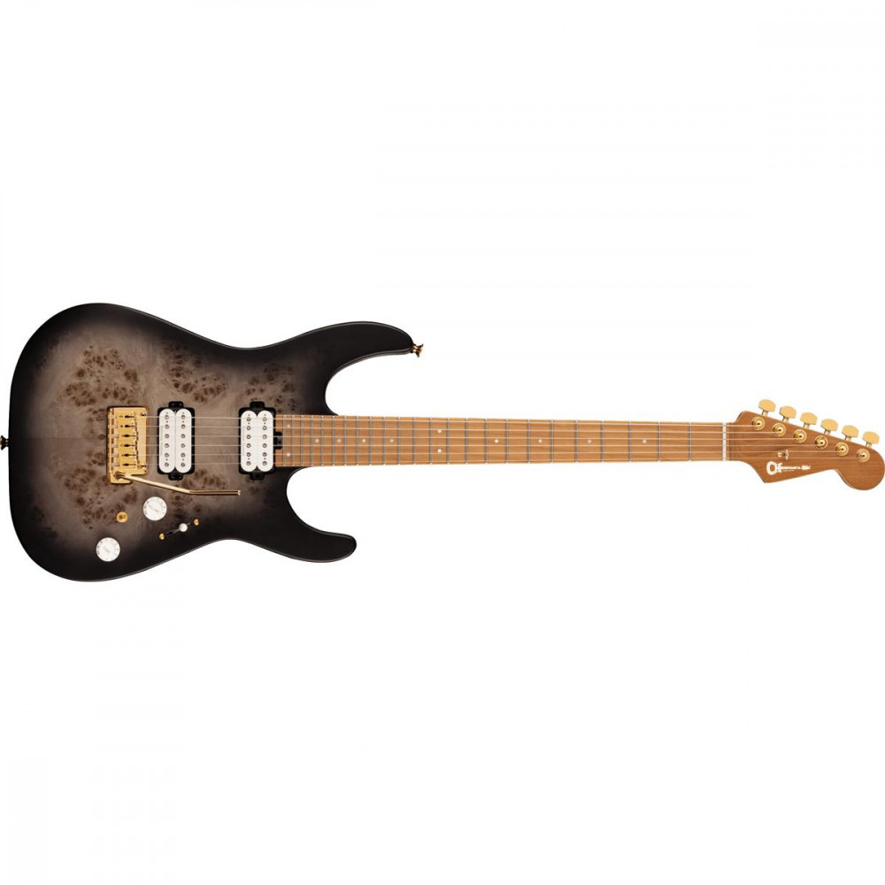 CHARVEL 2969411510 PM DK24P HH 2PT TR BLK BRST Electric Guitar