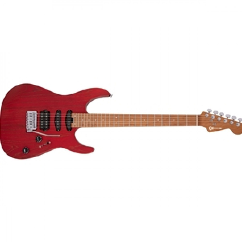 CHARVEL 2969413539 PM DK24 HSS 2PT CM - RED ASH Electric Guitar