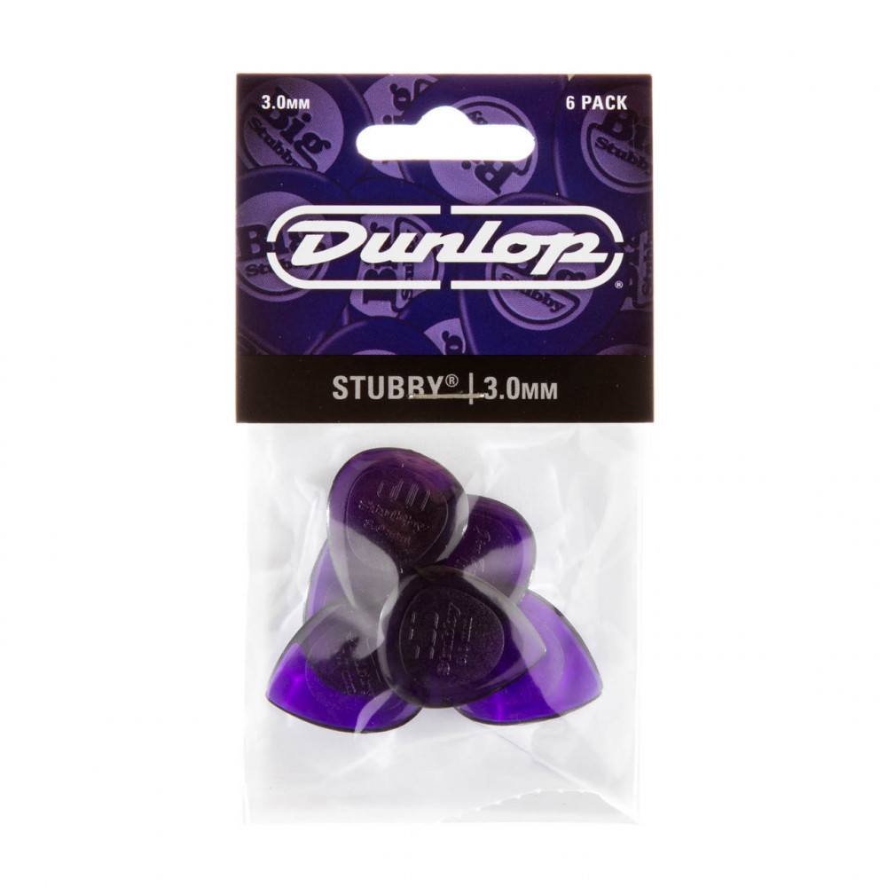 Dunlop Guitar Pick Stubby Jazz 3mm (144 PK)
