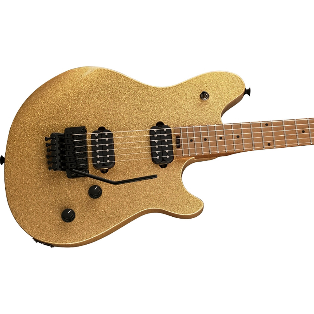 EVH 5107003518 Wolfgang Standard Baked Maple Fingerboard Gold Sparkle Electric Guitar
