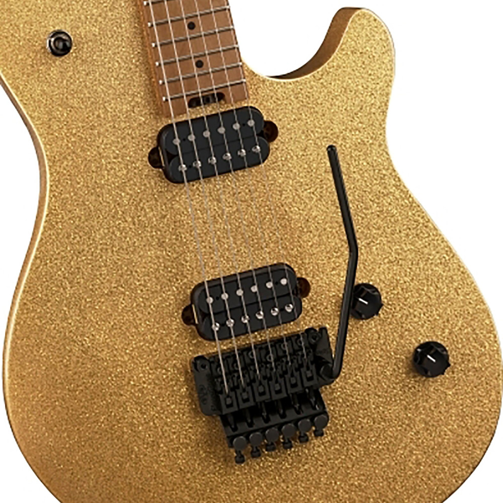 EVH 5107003518 Wolfgang Standard Baked Maple Fingerboard Gold Sparkle Electric Guitar