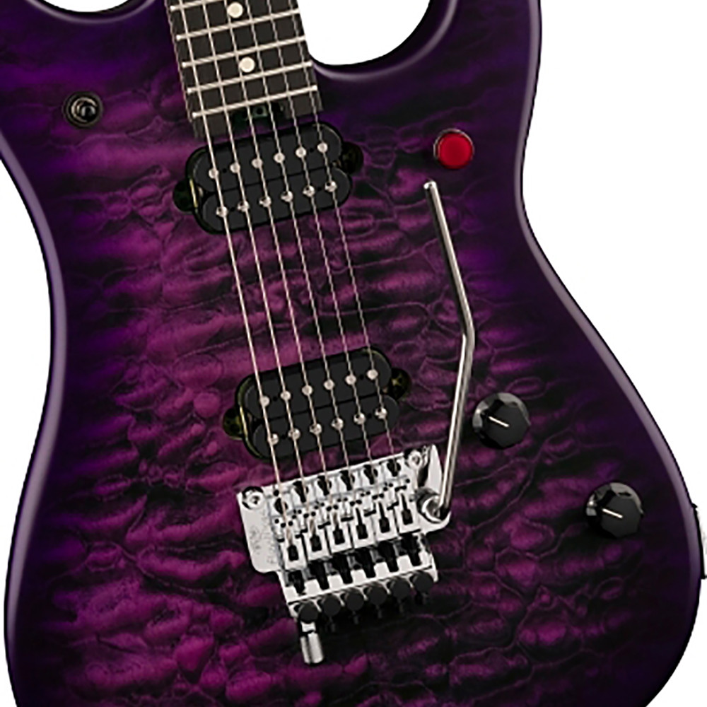EVH 5150 5108002535 Series Deluxe QM Ebony Fingerboard Purple Daze Electric Guitar