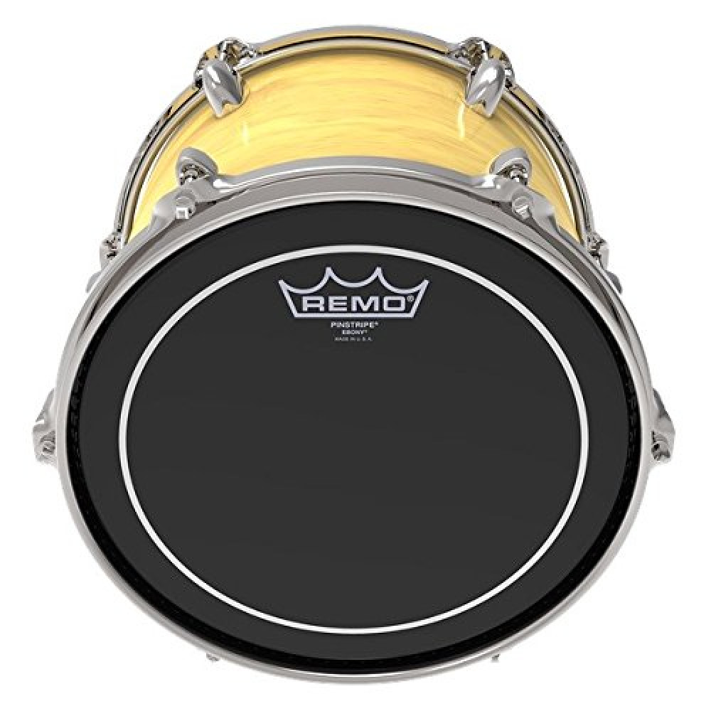 Remo ES-0610-PS 10" Pinstripe Ebony Tom/Snare Head