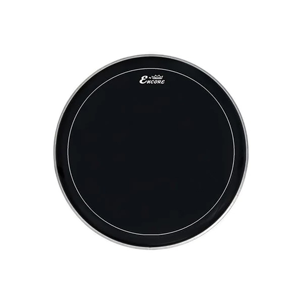 Remo EN-1022-PS 22" Ebony Encore Pintstripe Bass Drumhead