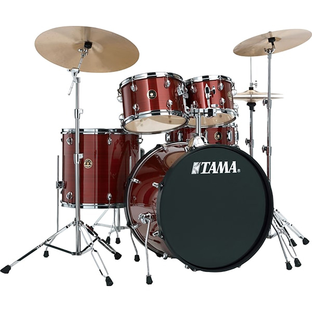Tama RM52KH5-RDS 22" Rhythm Mate Red Stream Drum Kit with Hardware & Throne