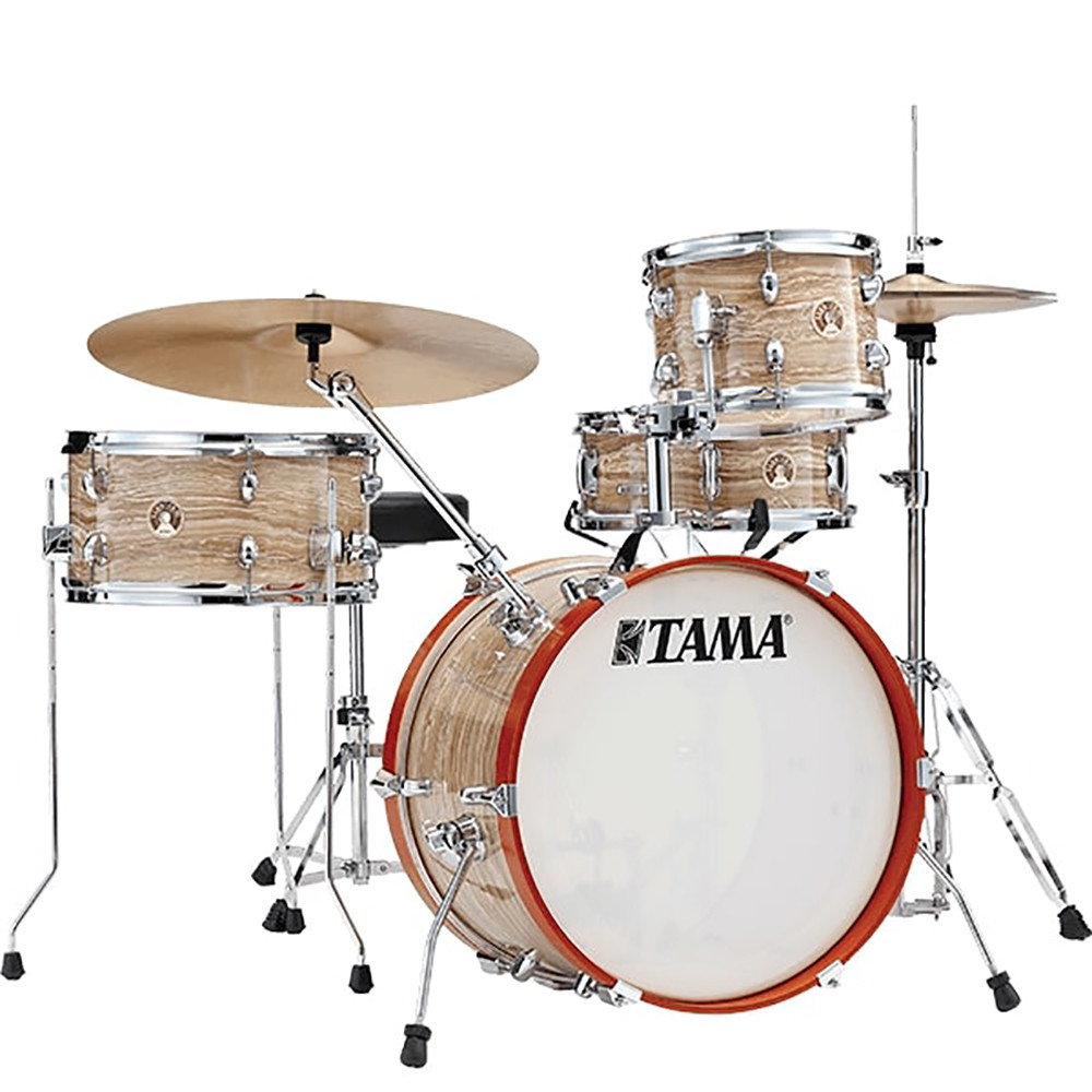 Tama LJK48H4-CMW Club JamCream Marble Wrap Drum Kit with Hardware & Throne