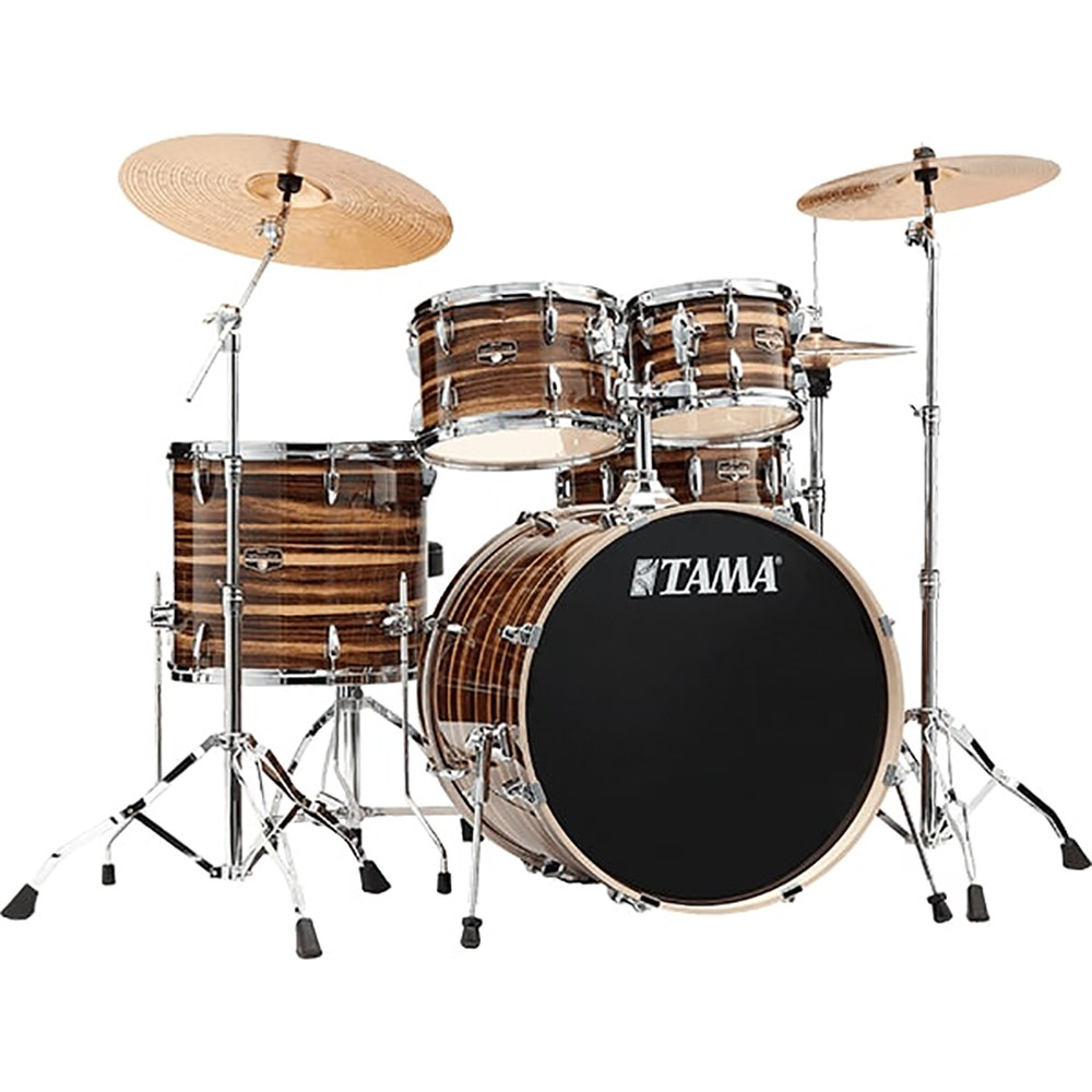 Tama IP58H6W-CTW 18" Imperialstar Coffee Teak Wrap Drum Kit with Hardware & Throne