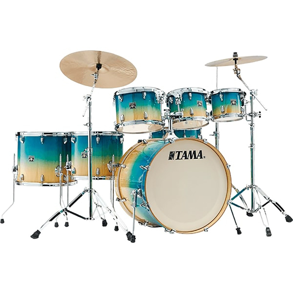 Tama CL72RS-PCLP 22" 7pc Superstar Classic Caribbean Lacebark Pine Fade Drum Kit