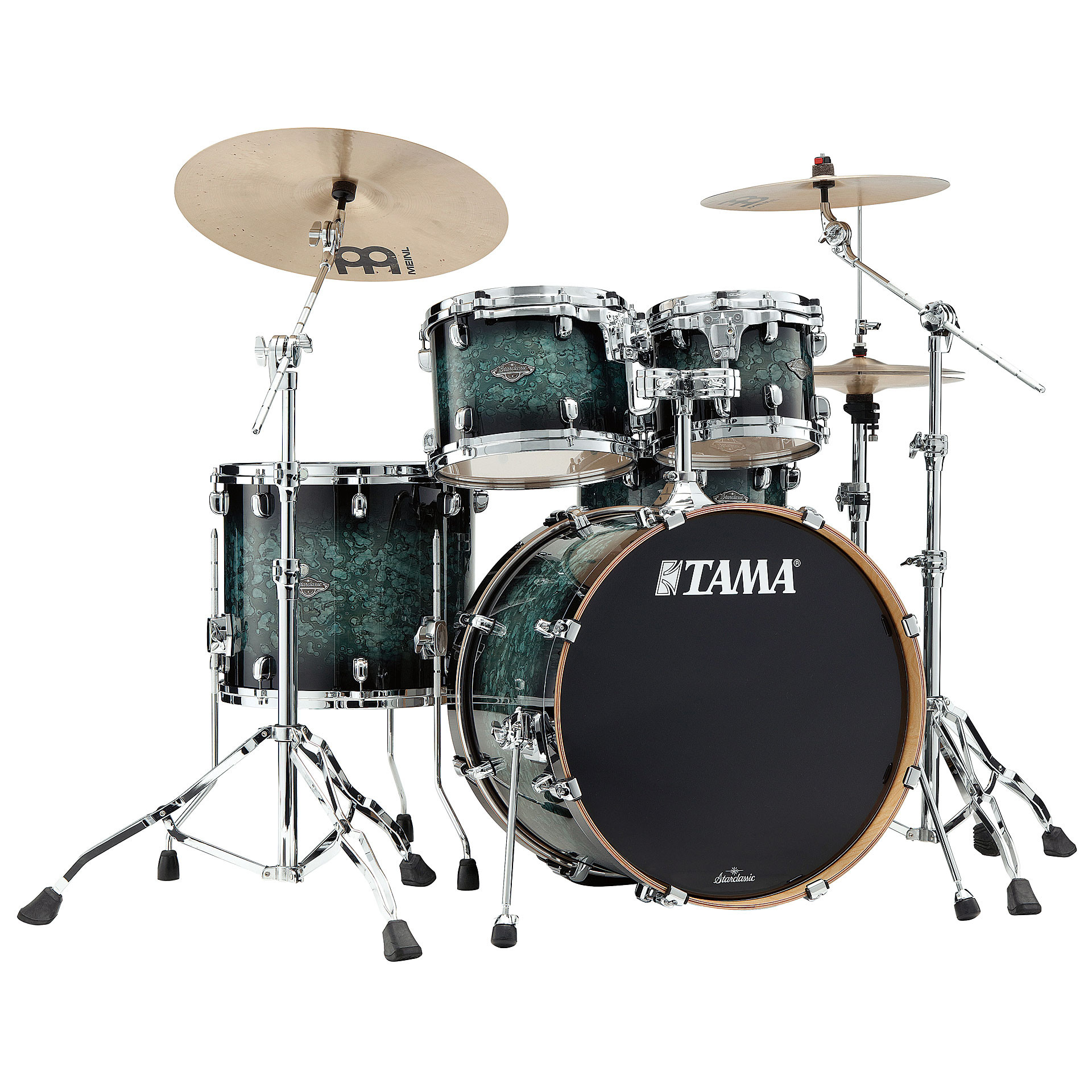 Tama MBS42S-MSL+MBSS55-MSL 22" 5pce Star classic Performer Molten Steel Burst Drum Kit