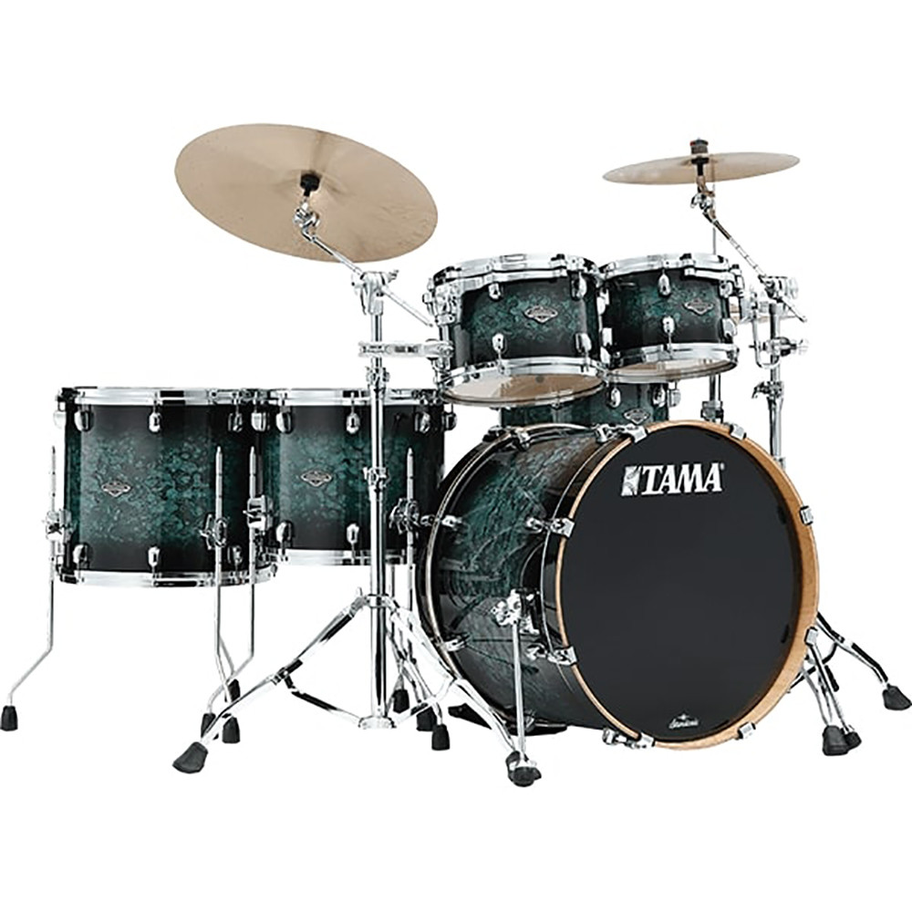 Tama MBS52RZS-MSL + MBSS55-MSL 22" 6pc Starclassic Performer Molten Steel Blue Burst Drum Kit