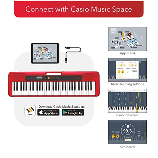 Electronic Keyboards casio CT-S200 Red