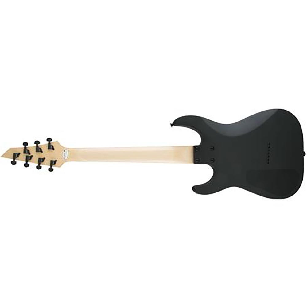 Jackson 2910132568 Dinky JS 22-7 DKA HT Arch Top Satin Black 7 String Electric Guitar
