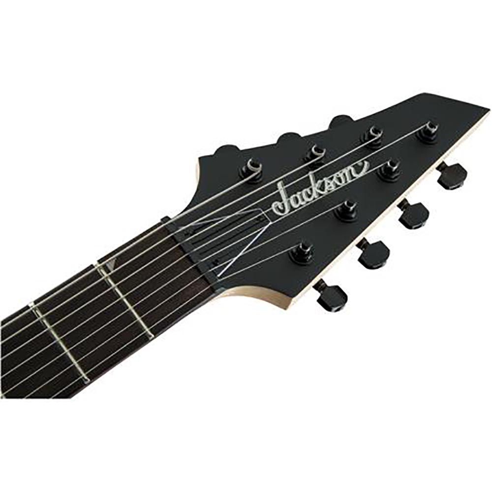 Jackson 2910132568 Dinky JS 22-7 DKA HT Arch Top Satin Black 7 String Electric Guitar