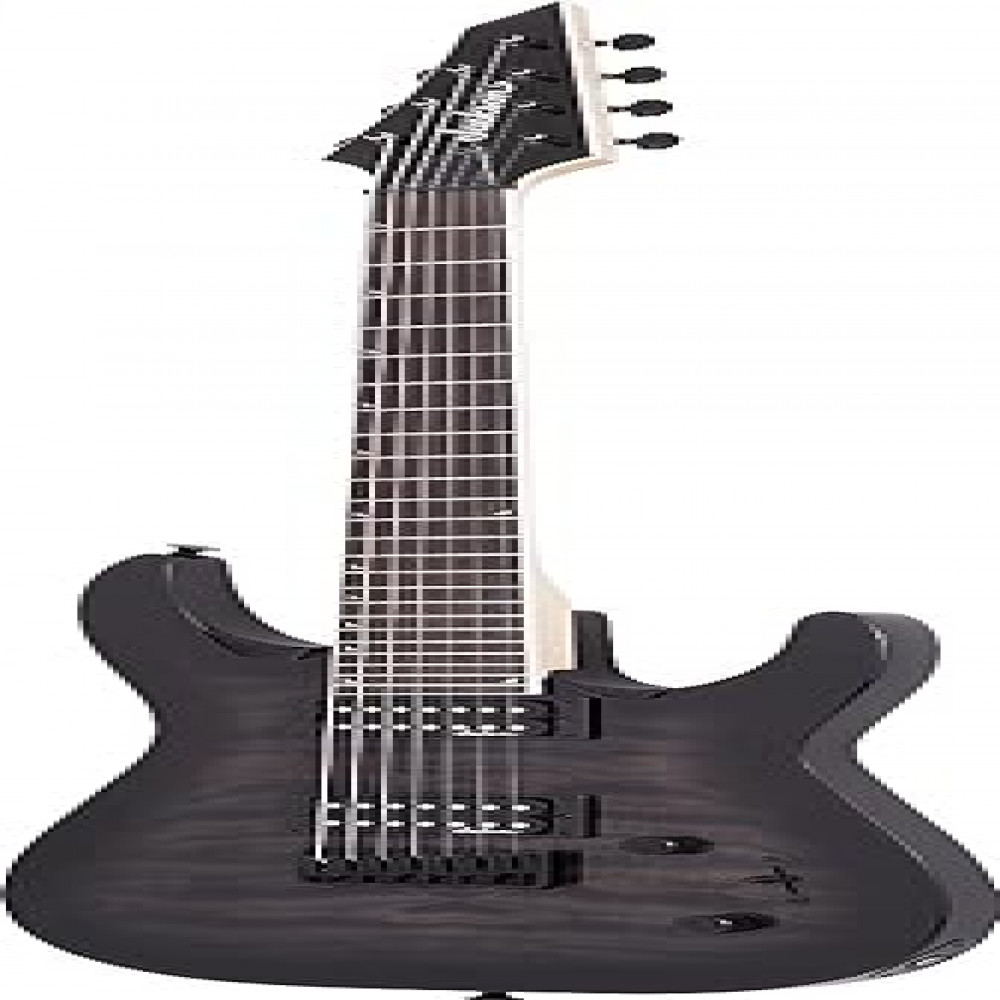 Jackson 2918804585 Dinky JS 22Q-7 DKA HT Arch Top Transparent Black Burst Electric Guitar