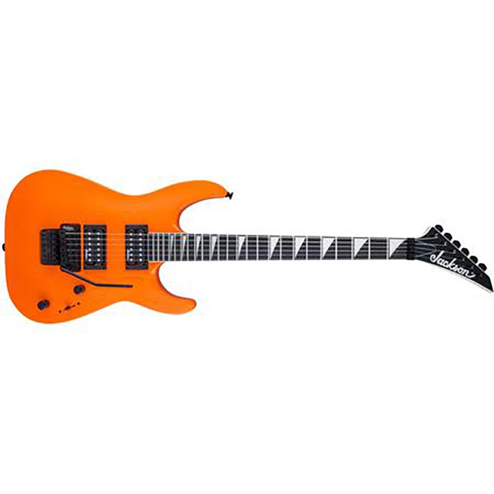 Jackson 2910148580 Dinky JS-32 DKA Arch Top Neon Orange Electric Guitar