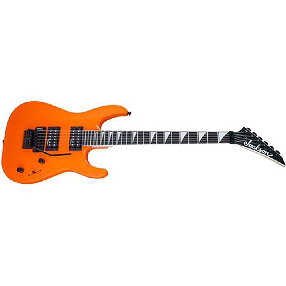 Jackson 2910148580 Dinky JS-32 DKA Arch Top Neon Orange Electric Guitar