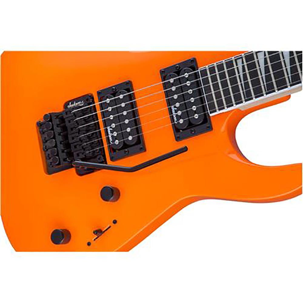 Jackson 2910148580 Dinky JS-32 DKA Arch Top Neon Orange Electric Guitar