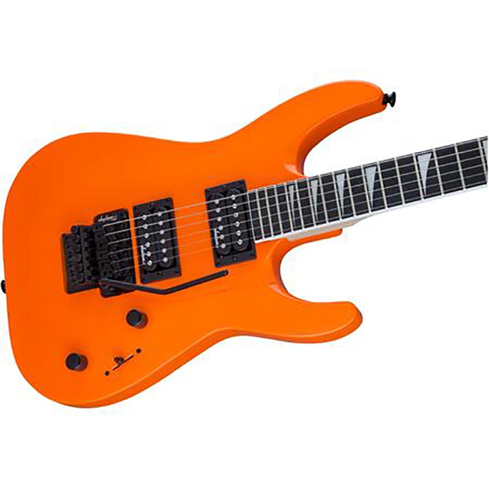 Jackson 2910148580 Dinky JS-32 DKA Arch Top Neon Orange Electric Guitar
