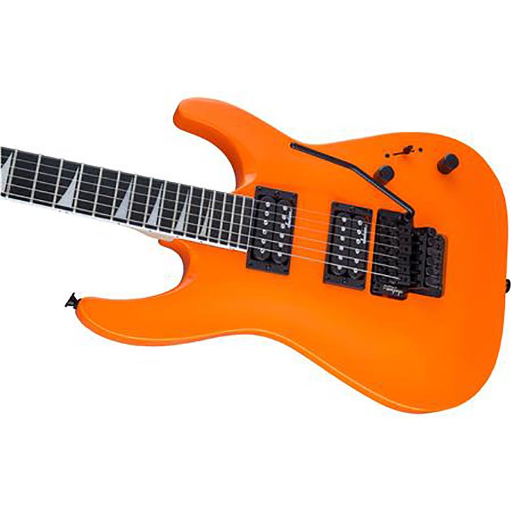 Jackson 2910148580 Dinky JS-32 DKA Arch Top Neon Orange Electric Guitar