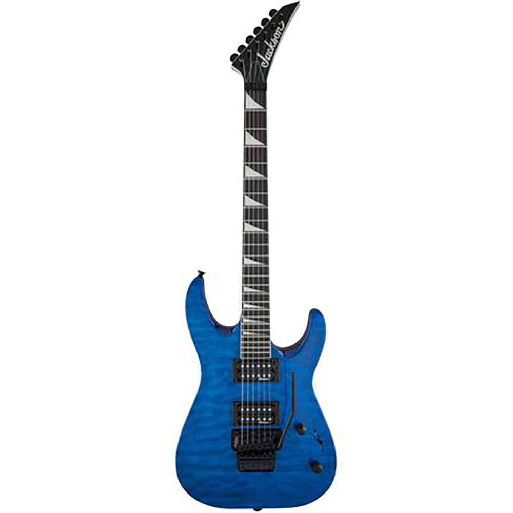 Jackson 2910113586 Dinky JS-32Q DKA Arch Top Transparent Blue Electric Guitar