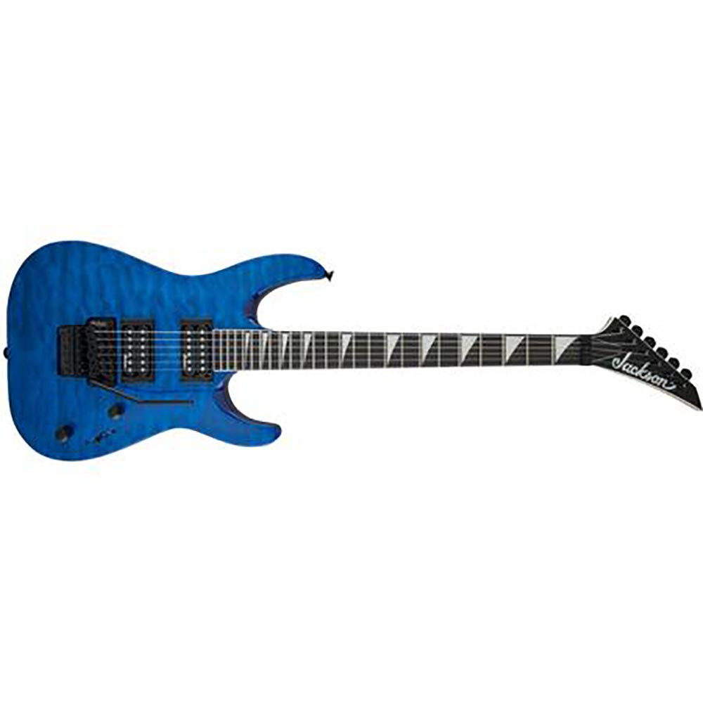 Jackson 2910113586 Dinky JS-32Q DKA Arch Top Transparent Blue Electric Guitar