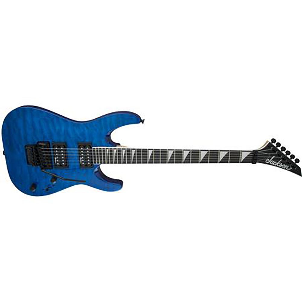 Jackson 2910113586 Dinky JS-32Q DKA Arch Top Transparent Blue Electric Guitar
