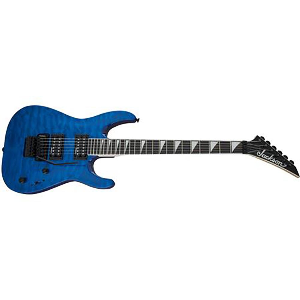 Jackson 2910113586 Dinky JS-32Q DKA Arch Top Transparent Blue Electric Guitar