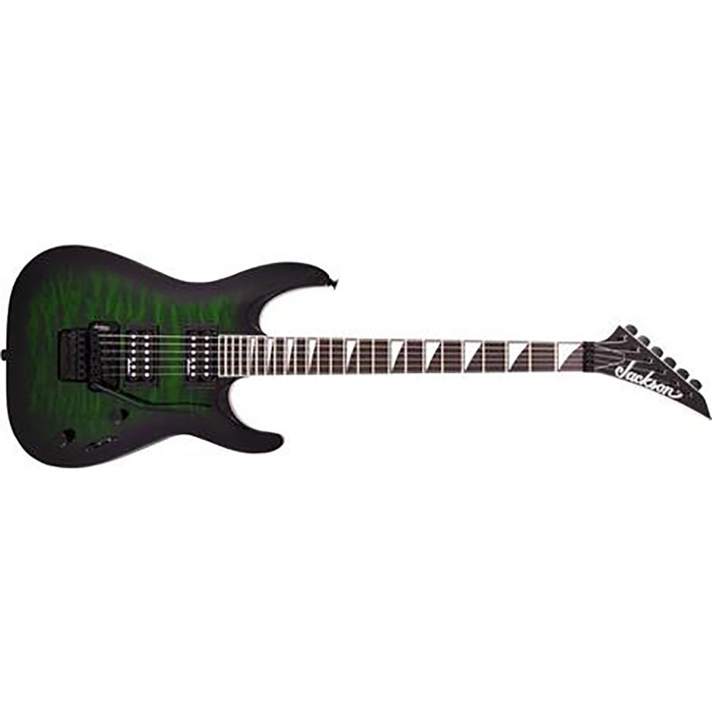 Jackson 2918804587 Dinky JS-32Q DKA Arch Top Transparent Green Burst Electric Guitar