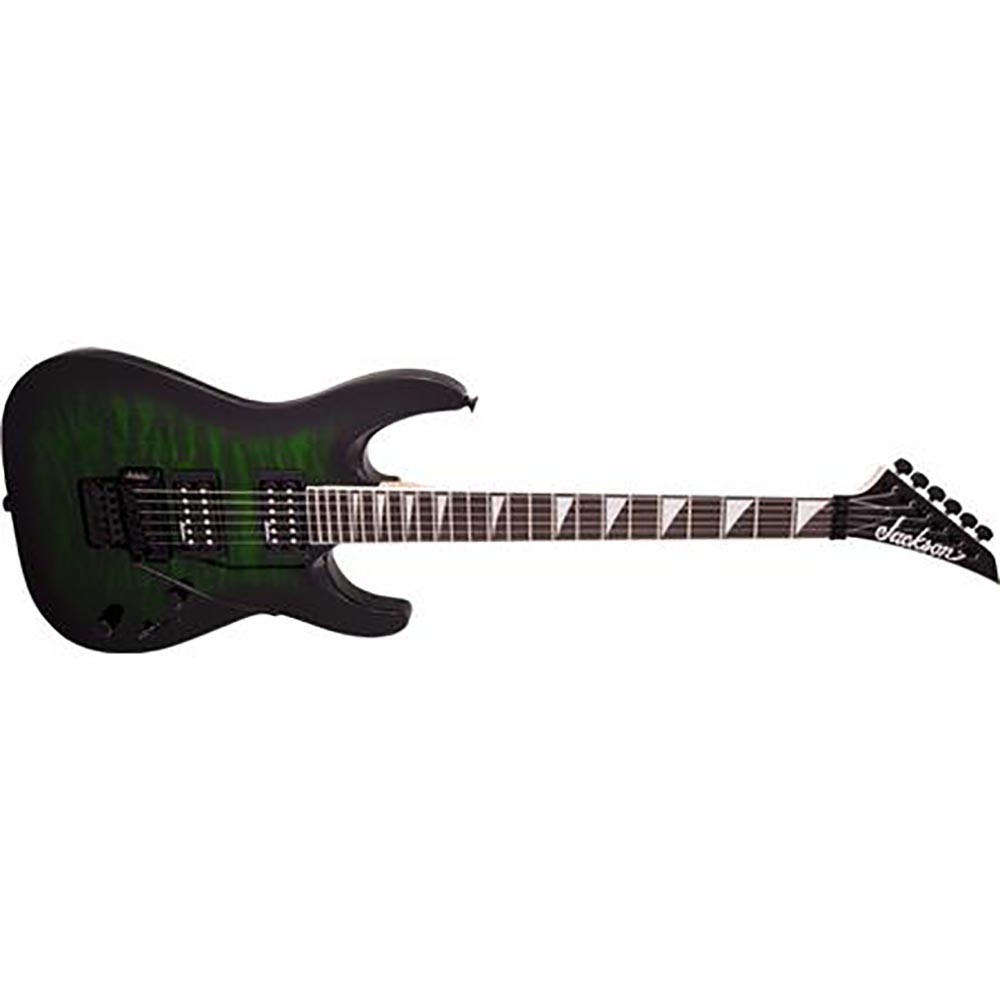 Jackson 2918804587 Dinky JS-32Q DKA Arch Top Transparent Green Burst Electric Guitar