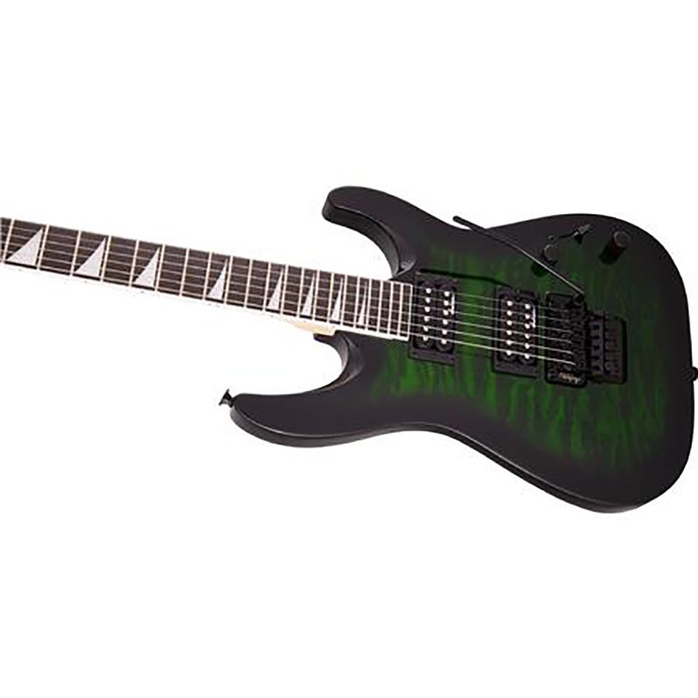 Jackson 2918804587 Dinky JS-32Q DKA Arch Top Transparent Green Burst Electric Guitar