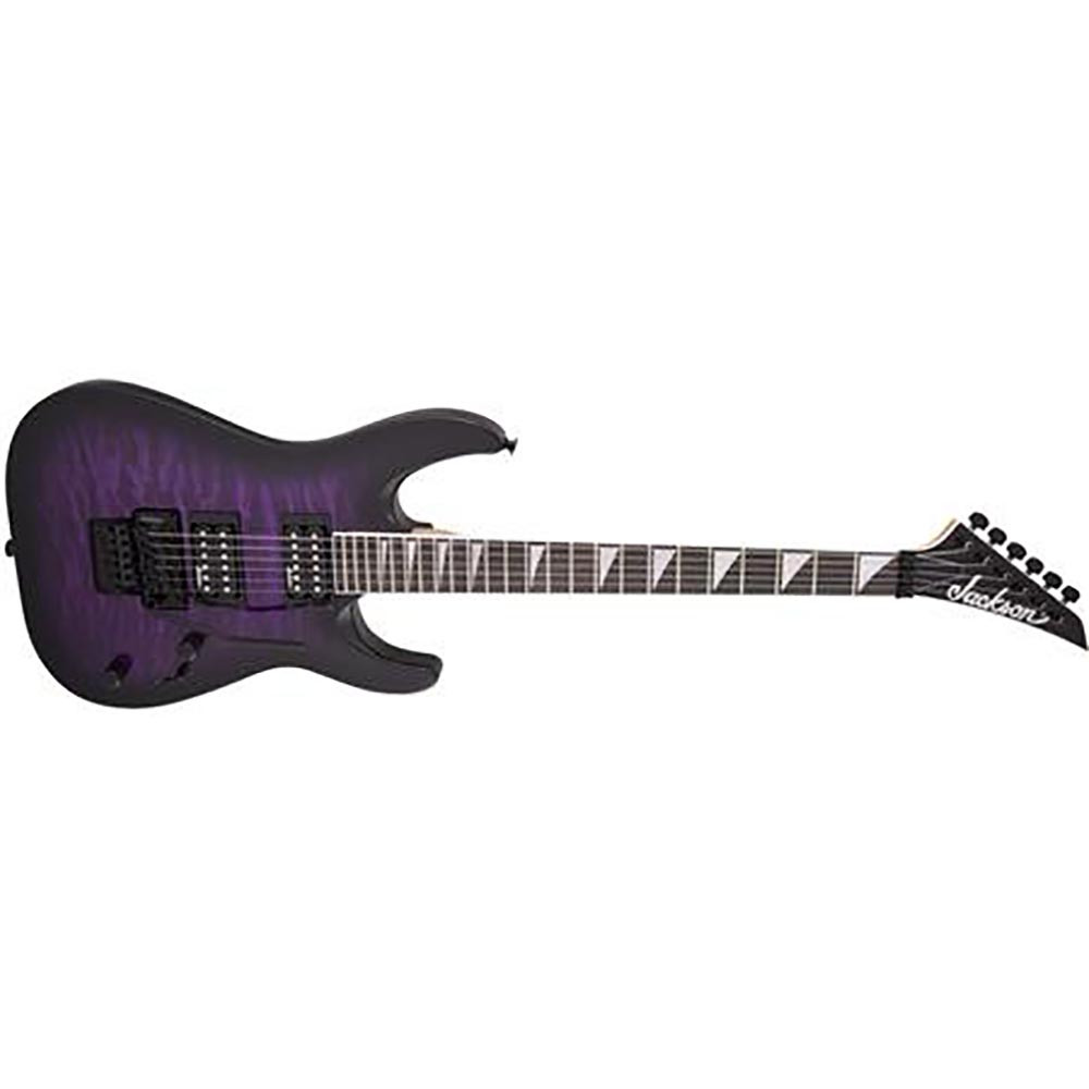 Jackson 2918804592 Dinky JS-32Q DKA Arch Top Transparent Purple Burst Electric Guitar