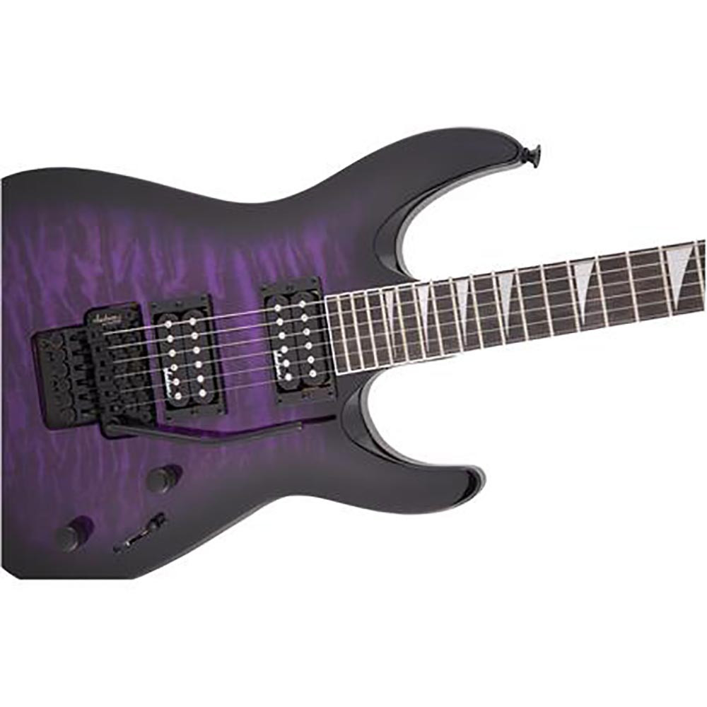 Jackson 2918804592 Dinky JS-32Q DKA Arch Top Transparent Purple Burst Electric Guitar