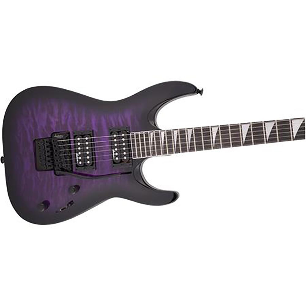 Jackson 2918804592 Dinky JS-32Q DKA Arch Top Transparent Purple Burst Electric Guitar