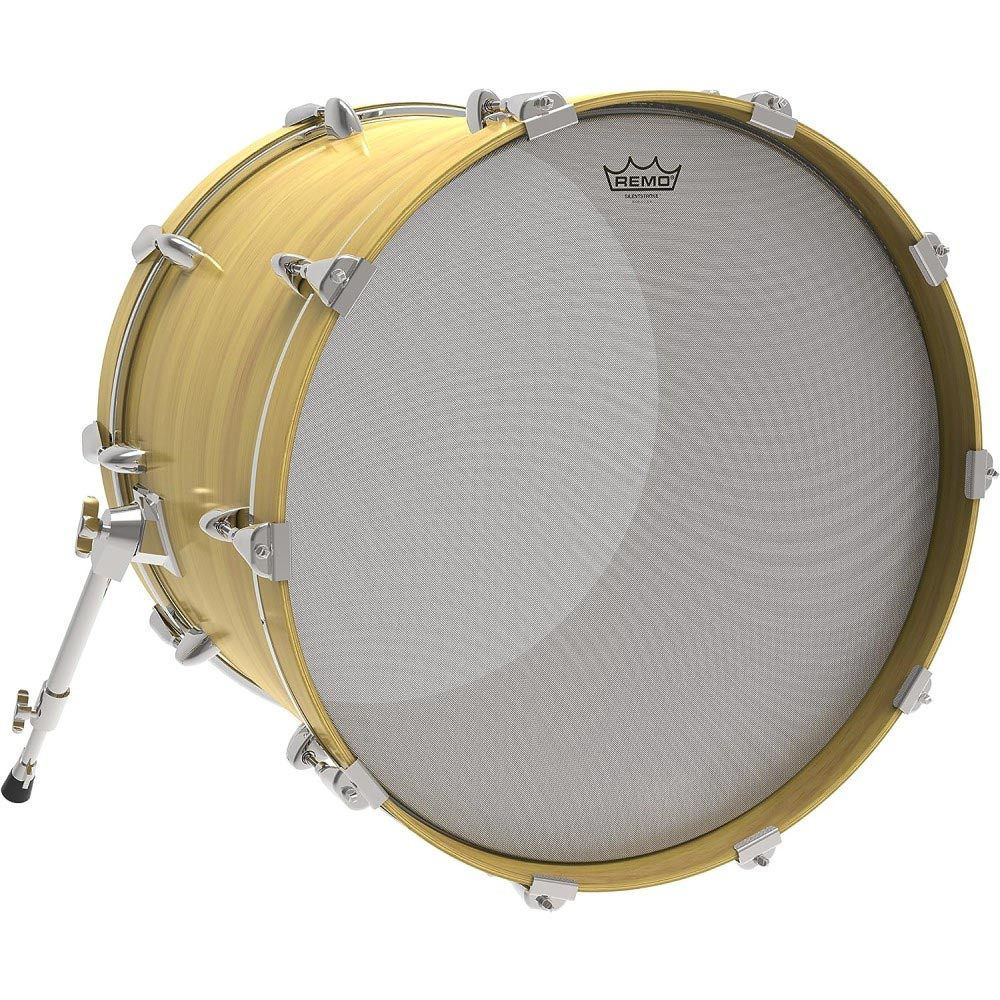 Remo SN-1022-00 22" Silentstroke Mesh Bass Head