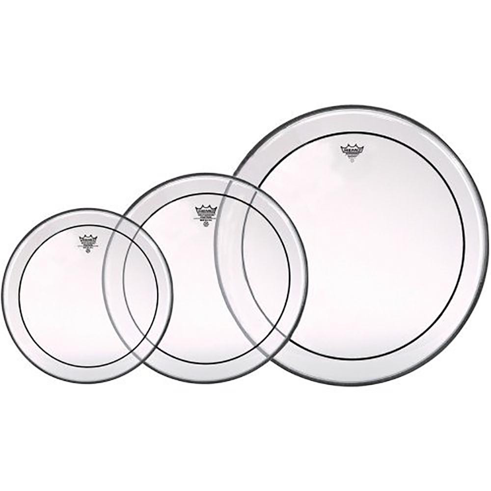 Remo PP-0912-PS 12-13-16 Pinstripe Clear Tom Pack