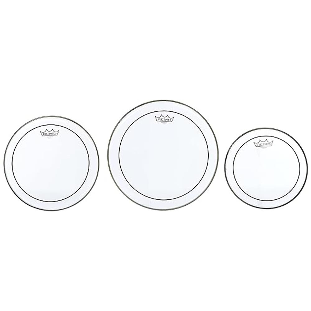 Remo PP-0922-PS 10-12-14 Pinstripe Clear Tom Pack