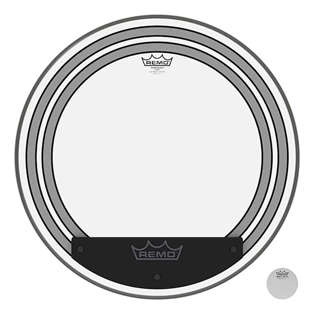 Remo PW-1322-00 22" Powersonic Clear Bass Head