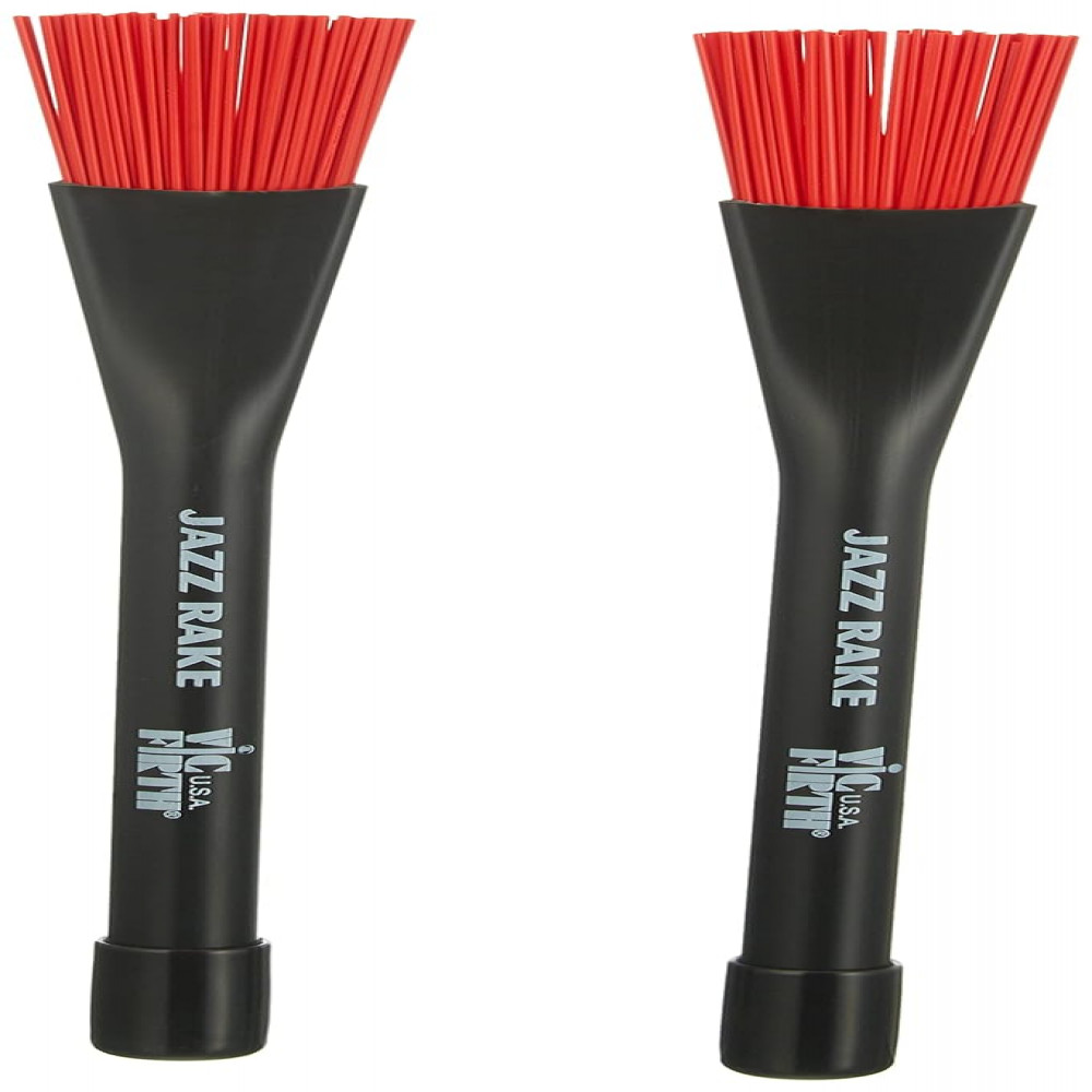 Vic Firth BJR Drum Brush Retraceable Jazz Rake Brush