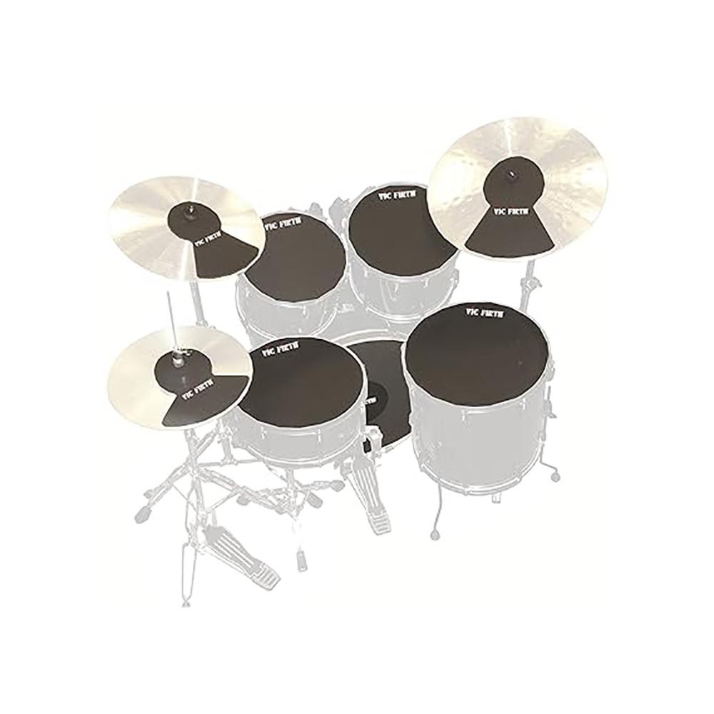 Vic Firth MUTEPP4 Drum 2 Cymbal Mute Prepack (10,12,14,14,22)